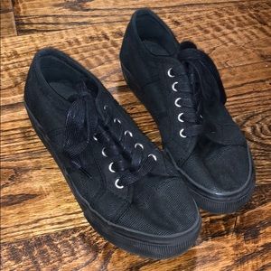 All Black Steve Madden Sneakers